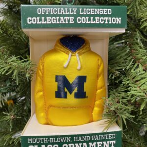 University of Michigan Hoody Ornament