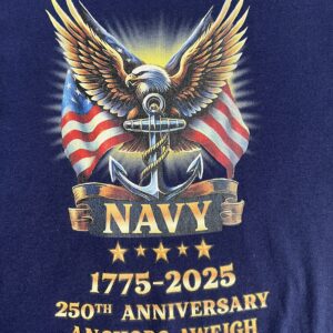 Navy 250th Anniversary Tshirt