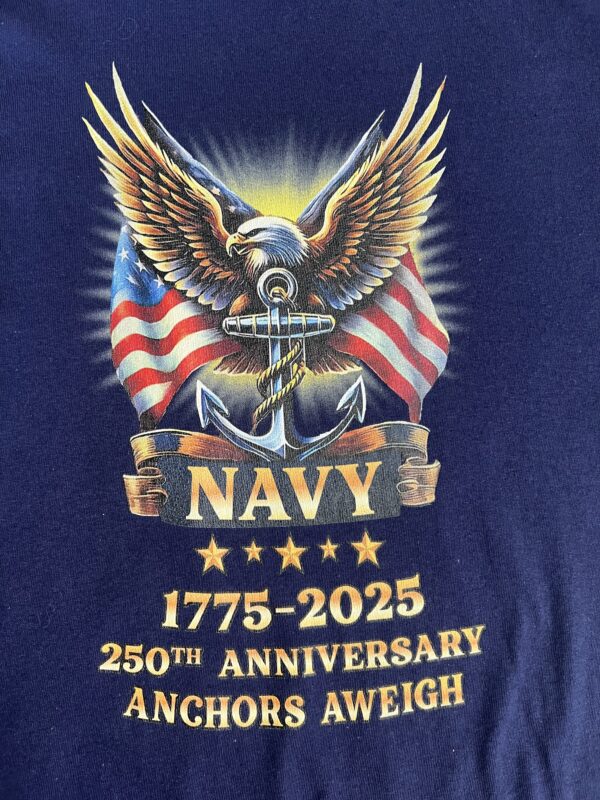 Navy 250th Anniversary Tshirt