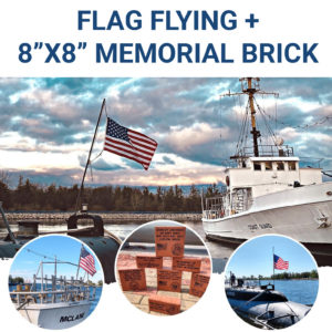 Holiday Special: Flag Flying + 8"x8" Memorial Brick